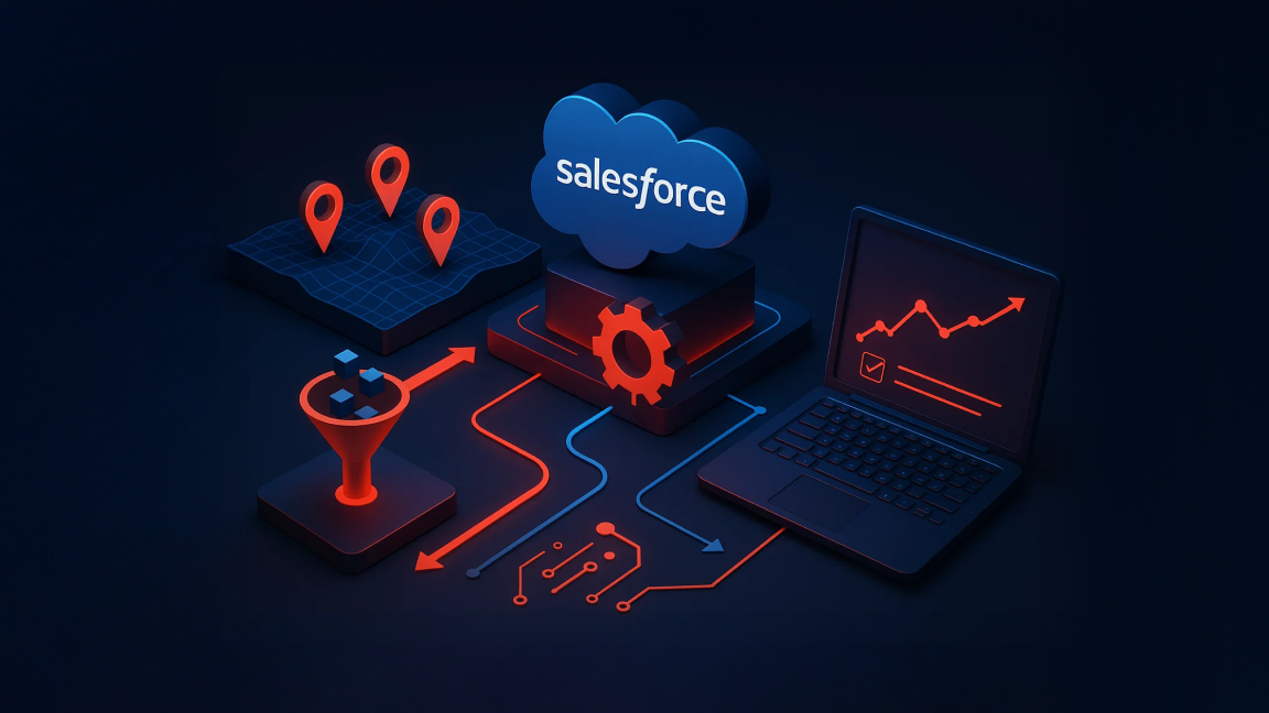   Territory Management and Lead Conversion Automation in Salesforce Sales Cloud