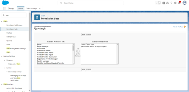 Salesforce permission sets